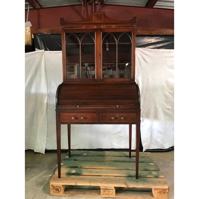 1920s Federal Style Mahogany Secretary Chairish