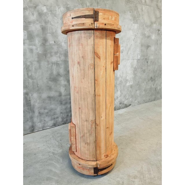 Vintage Industrial Drinks Cabinet in Pine, 1930s For Sale - Image 14 of 18