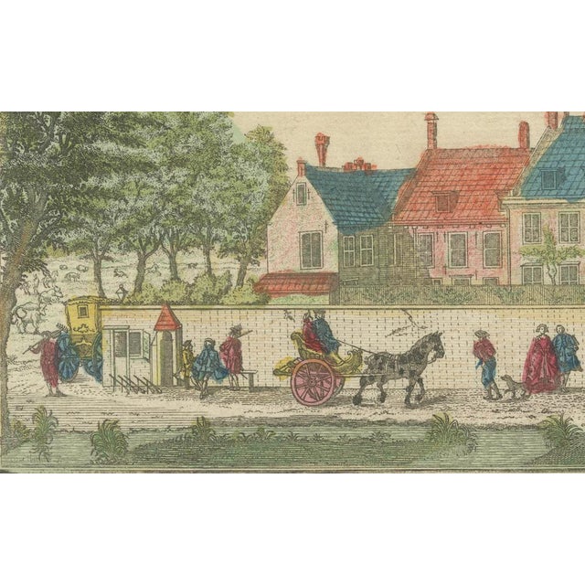Optical Print of Delft Canal by Jean-François Daumont, 1770s For Sale - Image 4 of 7