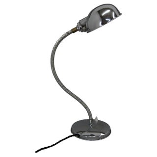 Table Lamp with Flexible Shade, 1940s For Sale