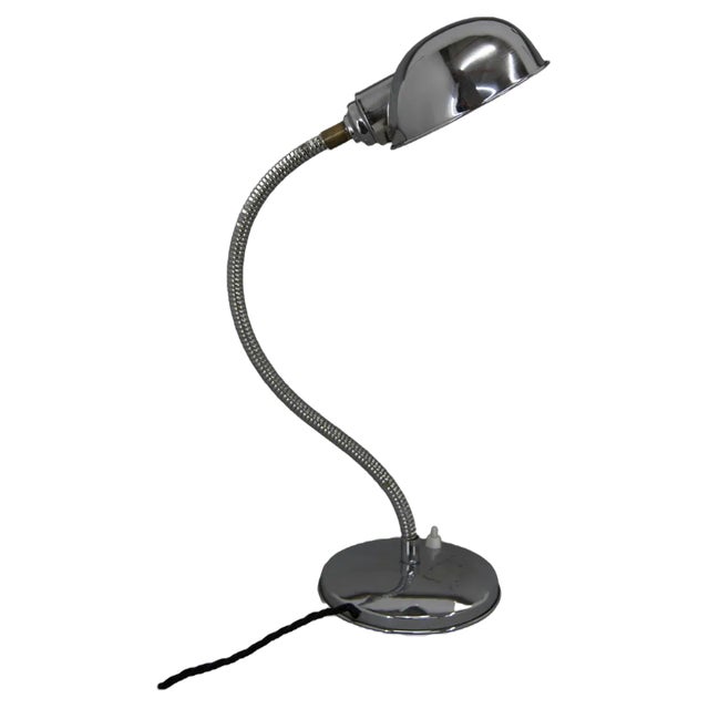 Table Lamp with Flexible Shade, 1940s For Sale