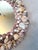 Boho Chic Vintage Handmade Shell Encrusted Oval Wall Mirror For Sale - Image 3 of 8