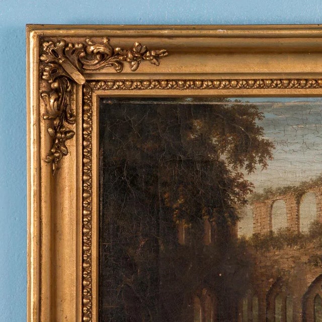 This original oil on canvas painting of an English landscape contains several small elements which when combined draw the...