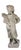 Vintage Weathered Cast Stone "Country Life" Allegorical Girl Garden Statue For Sale - Image 4 of 5