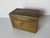 Vintage Sarreid Ltd. Style Brass Nailhead Lidded Decorative Box With Key For Sale - Image 11 of 12