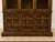 American of Martinsville 1980s American of Martinsville Lighted Oak China Cabinet / Display Hutch With Glass Shelves For Sale - Image 4 of 14