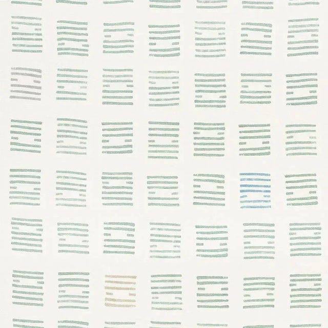 Sample - Schumacher X Caroline Z Hurley Tiasquam Fabric in Mineral For Sale