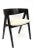 Vintage Compass Side Chair by Allan Gould, 1948, Wood and Upholstery, Restored For Sale - Image 12 of 12