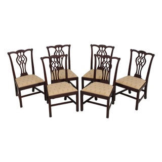 Set of 6 Stickley Mahogany Dining Chairs For Sale