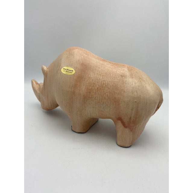Rhino from Otto Keramik For Sale - Image 3 of 7