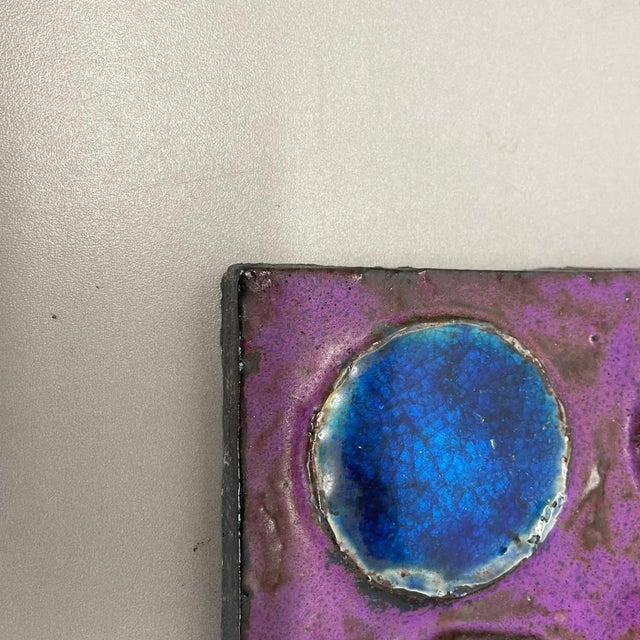 Fat Lava Ceramic Urania Wall Plate Element from Ceramano, Germany, 1970 For Sale - Image 12 of 18