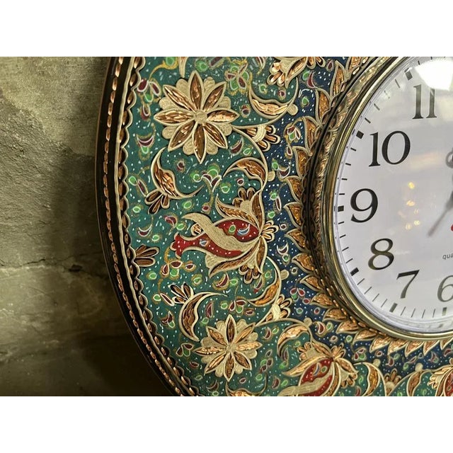 Handmade Copper Clock For Sale - Image 9 of 11