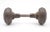 Victorian Pair of Victorian 1870s Norwalk Black Cast Iron Door Knobs For Sale - Image 3 of 6
