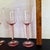 Blush Vintage Blush Pink Water Goblets – Set of 3, Tall Wine Glasses • 8 3/4″ Tall • Thick Stemmed Water Goblets For Sale - Image 8 of 9