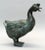 Bronze garden sculpture of a standing goose with verdigris patina. Measures 14" tall x 14" across. Exceptional detail and...