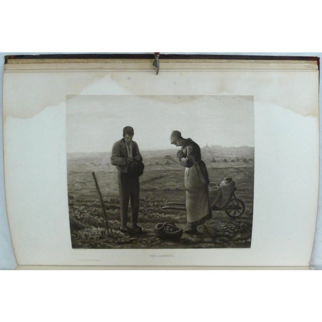 Late 19th Century Laurelled Chefs-d'Oeuvre d'Art Illustrated Leather Folio Volume Books- Set of 4 For Sale - Image 11 of 13