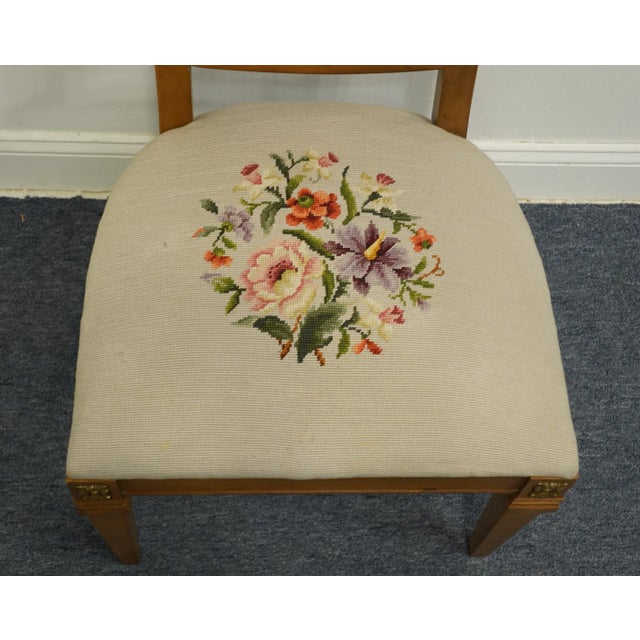 Drexel Furniture San Remo Italian Style Cane Back Dining Side Chair For Sale - Image 9 of 10