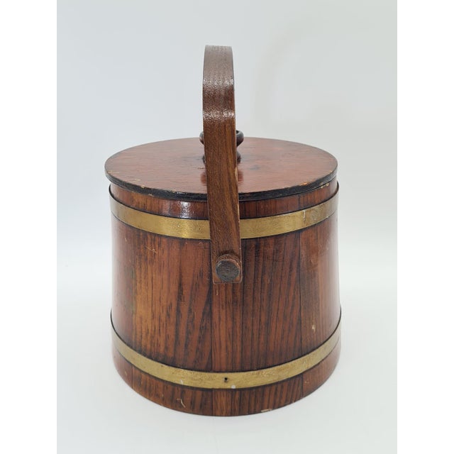 1960s Wooden Cookie Jar, Vermont, USA, 1960s For Sale - Image 5 of 12