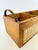 Vintage Indonesian Wood and Woven Rattan Four-Compartment Storage Caddy For Sale - Image 4 of 15
