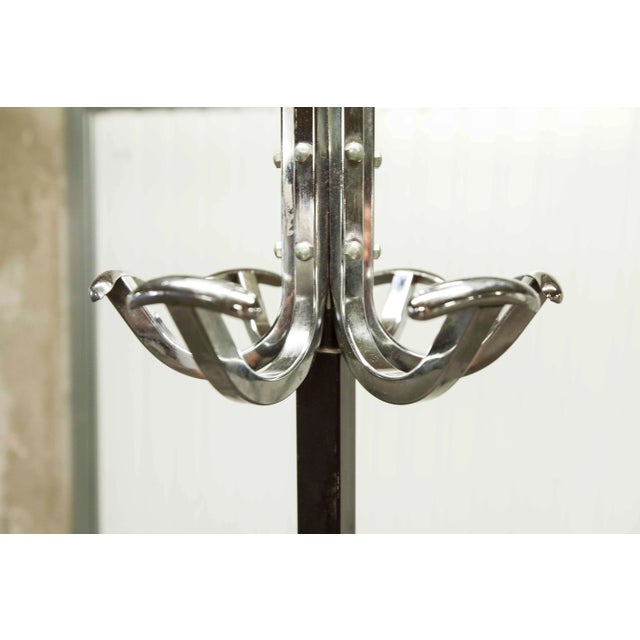 Industrial Parrot Coatstand in Chrome and Black, 1960s For Sale - Image 12 of 17