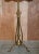 Antique Art Nouveau Brass Height Adjustable Standing Floor Lamp with Sculptured Frame For Sale - Image 3 of 18