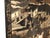 Vintage Oriental Asian Palace City Coromandel Chinoiserie Black Six Panel Screen For Sale - Image 13 of 17