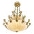 French Bronze and Alabaster Empire Style Chandelier For Sale
