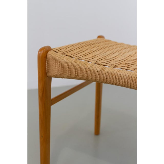 Danish Modern Oak Stool by Peder Kristensen for Glyngøre Stolefabrik, 1960s For Sale - Image 13 of 18