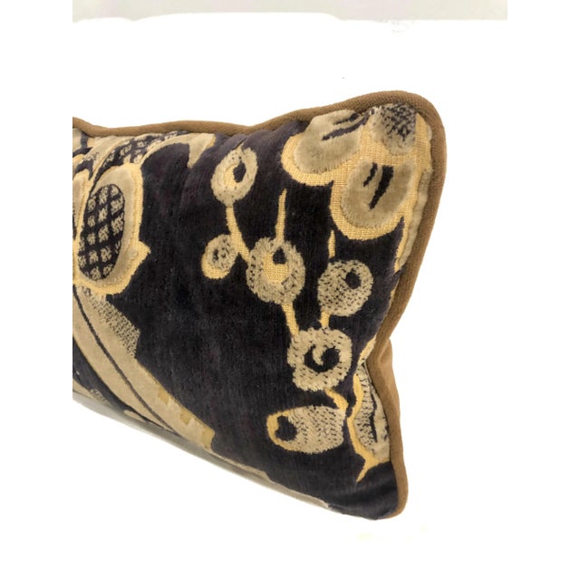 Brown French Art Deco Pilllow For Sale - Image 8 of 11