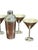 Silver 1990s Christofle K-T (Thomas Keller & Adam D. Tihany) Silverplate Cocktail Shaker and Martini Glass Set - Set of 5 For Sale - Image 8 of 15