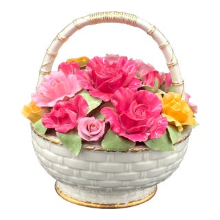 Royal Albert Musical Basket 'Old Country Roses' For Sale