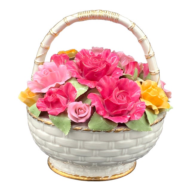 Royal Albert Musical Basket 'Old Country Roses' For Sale