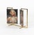 Metal Mid-Century Modern Brass and Acrylic Swivel Picture Frame, 1950s For Sale - Image 7 of 18