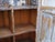 Black Antique Wooden Display Cabinet with Original Beveled Glass and Lived-in Patina, 1890s For Sale - Image 8 of 9