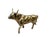 Stock Market Bull Figurine in Brass For Sale - Image 5 of 11