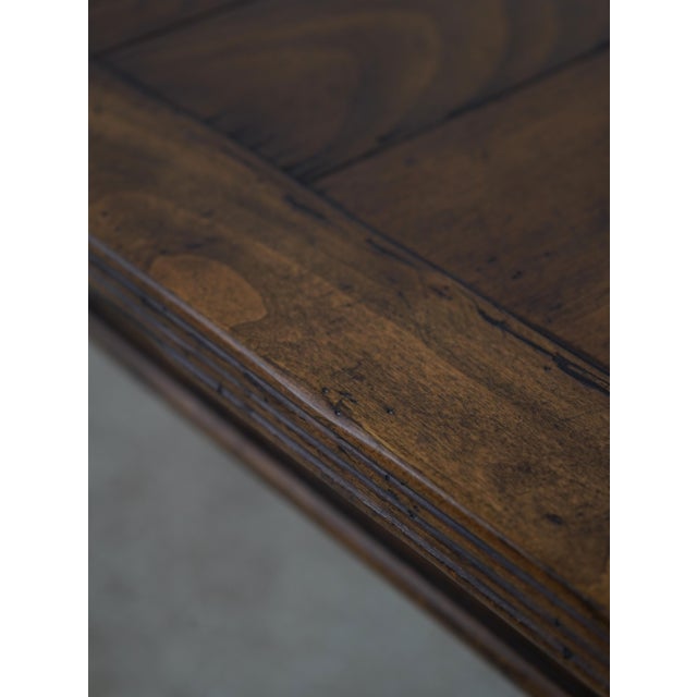 Wood Guy Chaddock Distressed Finish Dining Room Table For Sale - Image 7 of 12