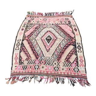 1960s Vintage Anatolian Kilim Rug - 3′10″ × 4′8″ For Sale