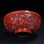 Chinese Vintage Chinese Cinnabar Carved Lacquer Bowl With Dragon Motif For Sale - Image 3 of 10