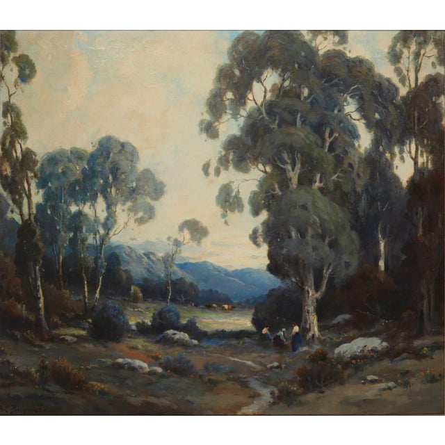 Impressionist Impressionist Landscape Painting by Alexis M. Podchernikoff For Sale - Image 3 of 4