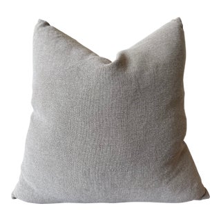 Stone Washed Linen Pillow – Pecan For Sale