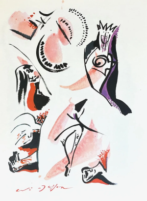 1970 Andre Masson Print Aurelia 8