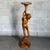 Vintage Italian Carved Wooden Cherub Pedestal Column from Artigianato Italiano, 1960s For Sale - Image 3 of 10