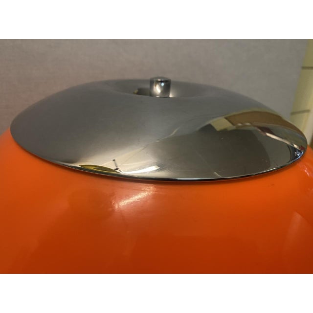 Space Age Mushroom Orange Table Lamp from Cosack, 1960s] For Sale - Image 10 of 18