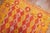 Mid 20th Century Saffron Red Quirky Moroccan Colorful Geometric Accent Rug - 4'6" x 9'2" For Sale - Image 12 of 18