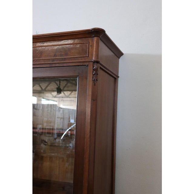 Antique Walnut Bookcases, 1800s, Set of 2 For Sale - Image 16 of 18