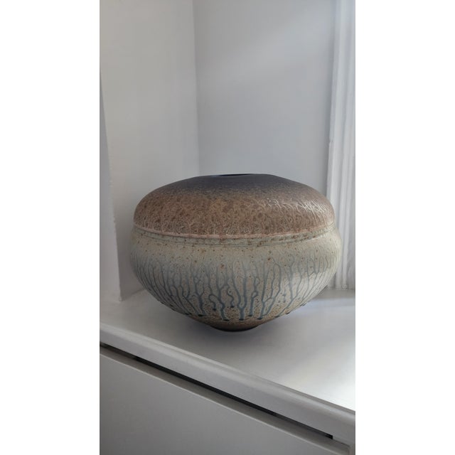 Mid-Century Modern Mid Century Art Studio Drip Vase For Sale - Image 3 of 11