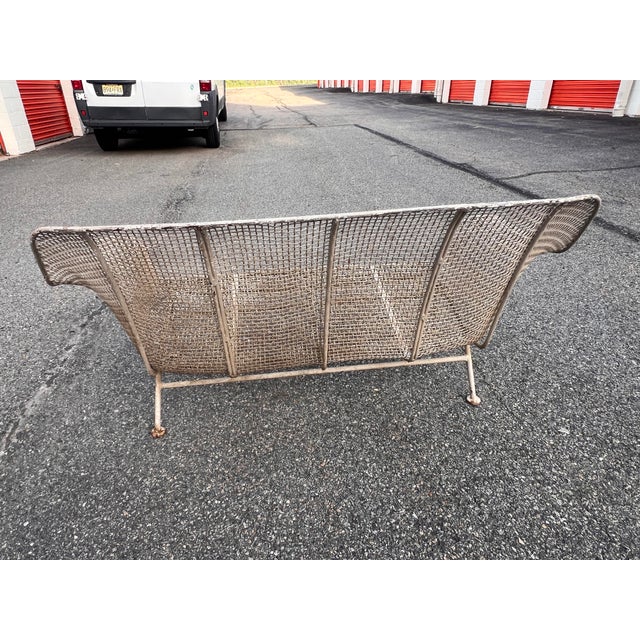 Russell Woodard famous sculptura settee / sofa. Could use a cleaning and repainting if desired. Structural sound and in...