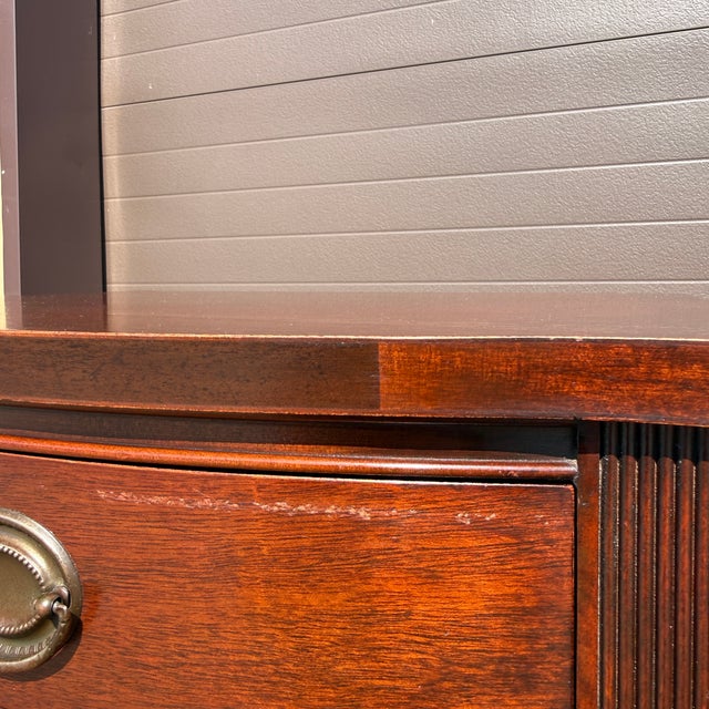 Vintage White Fine Furniture Federal Mahogany 1 Drawer Nightstands - A Pair For Sale - Image 15 of 18