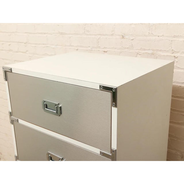 Mid 20th Century Mod Space Age Six-Drawer Metal Highboy Dresser For Sale In Los Angeles - Image 6 of 12