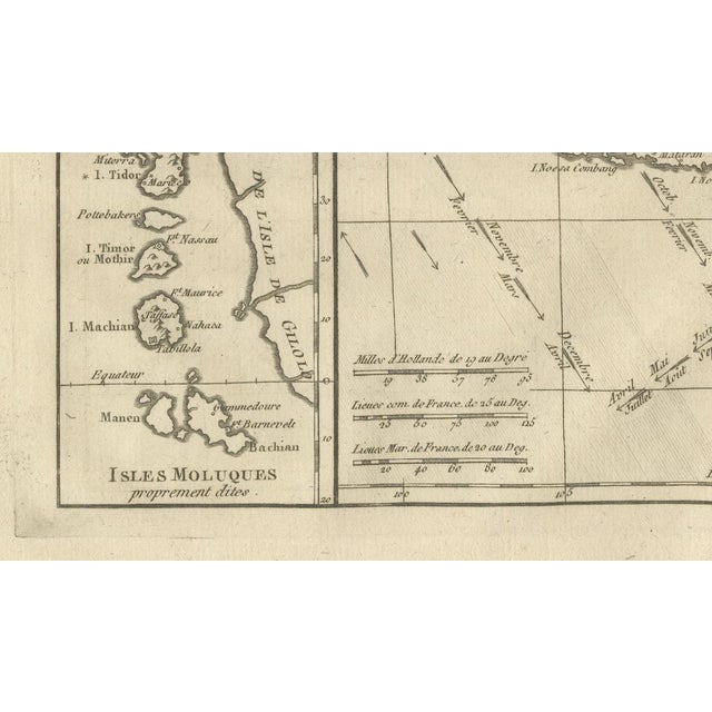 Antique East Indies Map by Rigobert Bonne, 1780 For Sale - Image 5 of 11